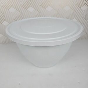 Pampered Chef Chillzanne 10" Bowl & Lid 16 Cup Checkered Made In USA